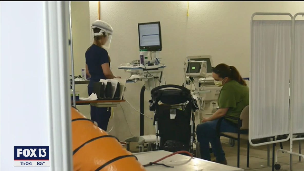 Healthcare workers being sent to Tampa Bay hospitals